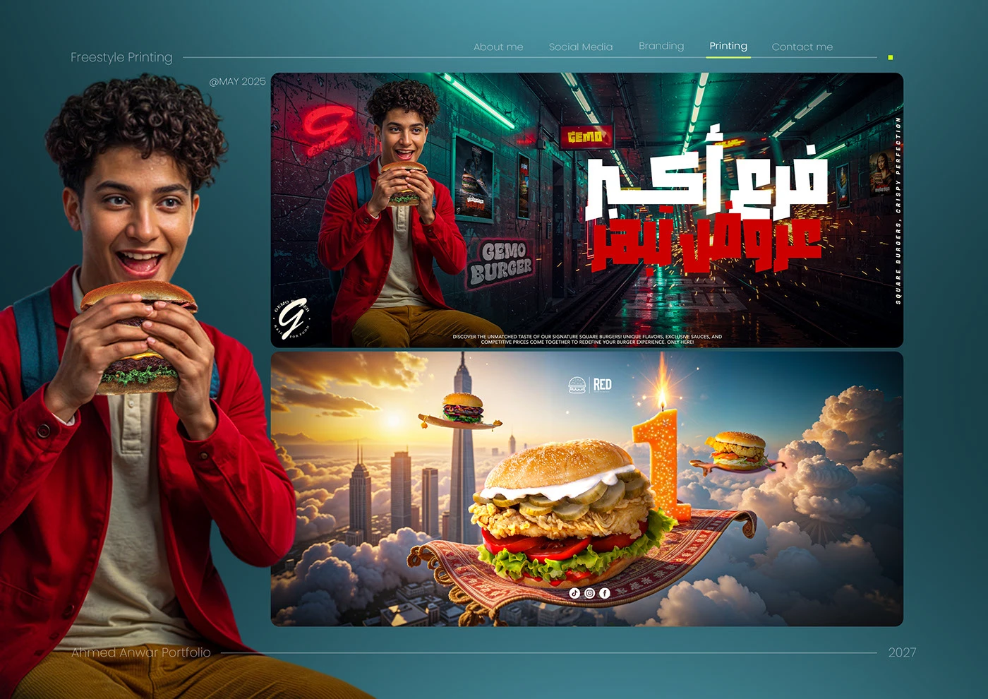 9 Burger — Cairo — Fast Food / Campanha